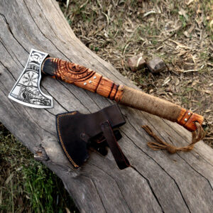Nordic Valknut Viking Axe